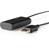 Nedis BTTR050BK Bluetooth® Transmitter | Anschluss Eingang: 1x AUX / 1x USB | SBC | Bis zu 1 Gerät | Schwarz