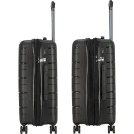 polestream Strz by Asteroid Koffer-Set 3-tlg. schwarz