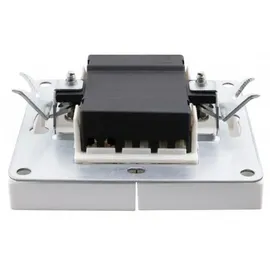 McPower Serien-Schalter Shallow 2-fach, 250V~/10A, UP, Klemmanschluss, weiß