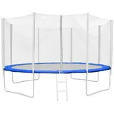 Jawinio Randabdeckung Trampolin-Zubehör Blau 366x366 cm