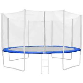 Jawinio Randabdeckung Trampolin-Zubehör Blau 366x366 cm