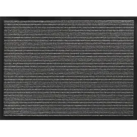 Hamat Fußmatte gestreift anthrazit Polypropylen