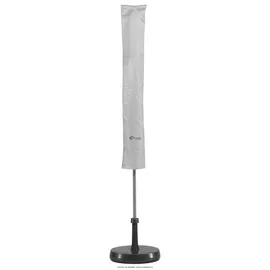 Schneider Schirmhülle für Sonnenschirme bis Ø 200 cm Polyester grau-weiß