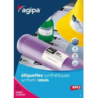 APLI Apli, Etiketten, Wetterfeste Folien-Etiketten, 210 x 148,5 mm,