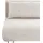 Beliani Schlafsofa Stoff 2-Sitzer Hellbeige