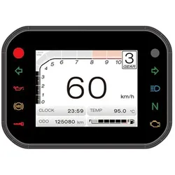 Tachometer Koso RX-3S mit TFT Display bis 15.000 U/min