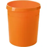 HAN Papierkorb Grip 18 Liter mit 2 Griffmulden Trend Colour orange