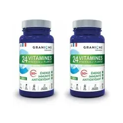 Laboratoire des Granions® 24 Vitamines Minéraux et Plantes - Sénior Comprimé(S) 2x90 pc(s)