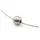 Boccia Titanium Kettenanhänger Kugel Silber 0709-0110