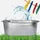 orbitrex.eu Generisch Badewanne Verzinkte Zinkwanne Ovale Pflanzgefäße Blumentopf Garten 75 Liter