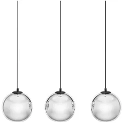 Uniprodo Pendelleuchte - 3 Leuchtmittel - Glas