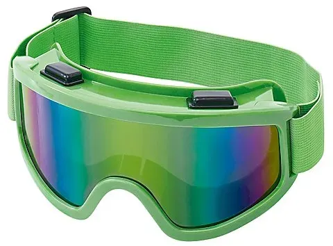 Ski-Brille, neongrün