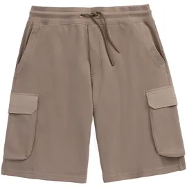 AUTHENTIC LE JOGGER "kurze Sweathose", Herren, Gr. XXL (60/62), N-Gr, braun (hellbraun), Sweatware, Obermaterial: 60% Baumwolle, 40% Polyester, unifarben, regular fit ca. Mitte Knie, Hosen Sweatshorts, Cargotaschen mit Webdetails, Topseller