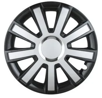 Radkappen Flash schwarz/silber - 14 Zoll