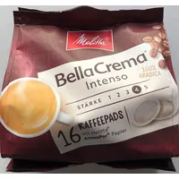 Melitta BellaCrema Röstkaffee in Kaffeepads 100% Arabica 16 Pads 107g, 5er Pack