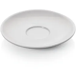 48x Espressountertasse Italia Ø 12,5 cm weiß, Porzellan