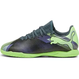 Puma Future 7 Play IT Fußballschuhe Kinder 03 gray skies/elektro purple/fizzy apple/white 28