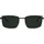 Eschenbach TITANflex Sonnenbrille Modell 824132 Form Karree/Eckig, Logoschriftzug auf Bügel, Titanflexfassung schwarz