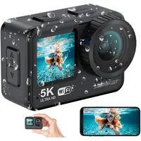 Somikon Mini-Actioncam 5K Schwarz