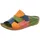 Gemini Damen Pantolette Leder Patchwork Optik Keilabsatz 336052-02, Größe:42 EU, Farbe:Orange - Orange - 42
