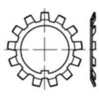 TOOLCRAFT Sicherungsring 145 mm 5 Stück