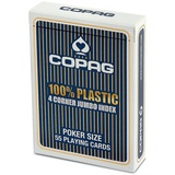 ASS Altenburger Copag 100% Plastik Poker Jumbo Index blau