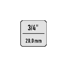 ASW Kugelgelenk 440 KG-4 f.Kraftschraubereinsatz L.90mm 3/4 Zoll