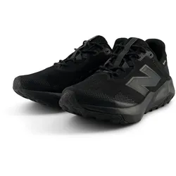 Trailrunningschuh NEW BALANCE "NITREL Gore Tex", Gr. 41,5, schwarz, Textil, Synthetik, sportlich, Schuhe, Trailrunning-Schuhe, wasserdicht