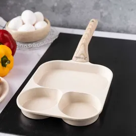 Klausberg 3-in-1 Marmorpfanne für Eier, Pfannkuchen und Crêpes 22x18cm BEIGE KLAUSBERG KB-7829 - Beige