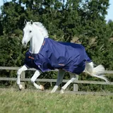 Bucas Therapy Turnout Light Regendecke 50g 155 cm Navy/Orange