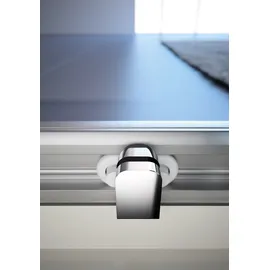 Hüppe Alpha 2 Gleittür, 3-teilig, beweglich, 1200x1900mm, vollgerahmt, A24304087264, Duschkabine: Profilfarbe silber matt
