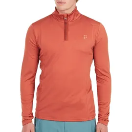Protest WILL 1/4 zip top Brick Orange - M