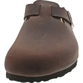 Birkenstock Boston Nubukleder geölt schmal habana 47
