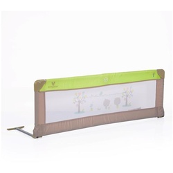 Cangaroo Bettschutzgitter, Bettgitter 130 x 43,5 cm für zuhause und unterwegs grün