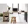 Massivmoebel24 Schreibtisch Villanders Wildeiche bianco geölt / Beige