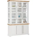 Home Affaire Vitrine »Meliss«, aus massiver Kiefer, FSC® Breite 132 cm weiß