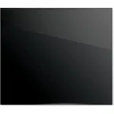 ALLboards Herdabdeckplatte Schneidebrett Glas 1-tlg. 52 x 60 cm Schwarz