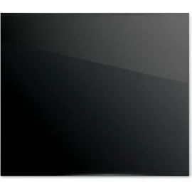 ALLboards Herdabdeckplatte Schneidebrett Glas 1-tlg. 52 x 60 cm Schwarz