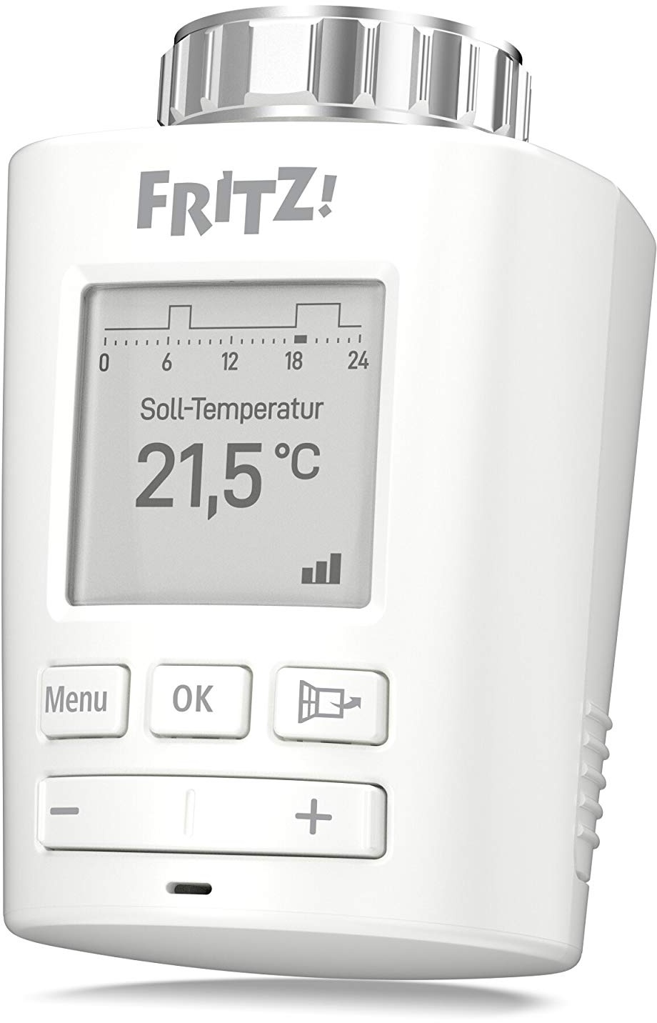 AVM FRITZ!DECT 301 (Intelligenter Heizkörperregler für das Heimnetz, zum Heizkosten sparen, für alle gängigen Heizkörperventile und FRITZ!Box mit DECT-Basis, FRITZ!OS ab Version 6.83)