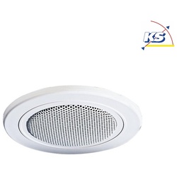 Brumberg Innendecken-Einbau-Lautsprecher, rund, DA Ø9.3cm, 6/8W, 8 Ohm, feuchtigkeits-imprägnierte Membran, Weiß BRUM-00309207