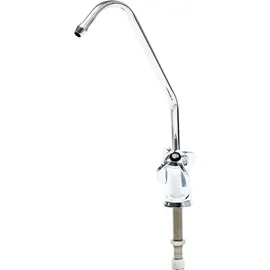 Naturewater 6,35 mm (1/4') Wasserhahn Delux I D-05, Wasserhahn Armatur für Umkehrosmose und Wasserfilteranlagen, Küchenarmatur 360° schwenkbar