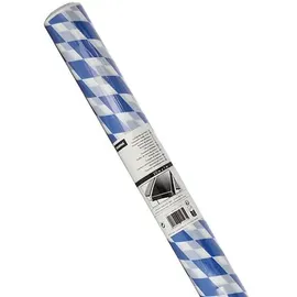 Papstar Tischdecke Folie 20 m x 1 m Bayrisch Blau
