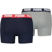 Puma Basic Boxershorts blue/grey melange XXL 2er Pack