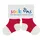 Sock Ons Babysöckchenhalter rot 0-6 Monate