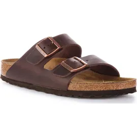 Birkenstock Arizona Weichbettung Naturleder geölt schmal habana 39