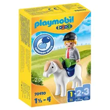 Playmobil 1.2.3 Junge mit Pony 70410