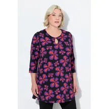 Ulla Popken Longshirt in schwarz | Gr.: 42-44
