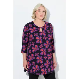 Ulla Popken Longshirt in schwarz | Gr.: 42-44