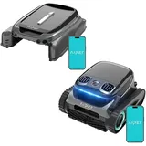 AIPER Scuba S1 Pro Poolroboter Poolroboter Boden und Wand und Surfer S1 Poolskimmer, Oberflächenreinigung, Wasserlinie, Umfassende Poolsauger Ideal für Eingelassene Pools zu 200 m2