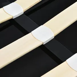 Merax Flieks 140 x 200 cm Schwarz